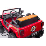 Elektrické autíčko Jeep Monster - červené